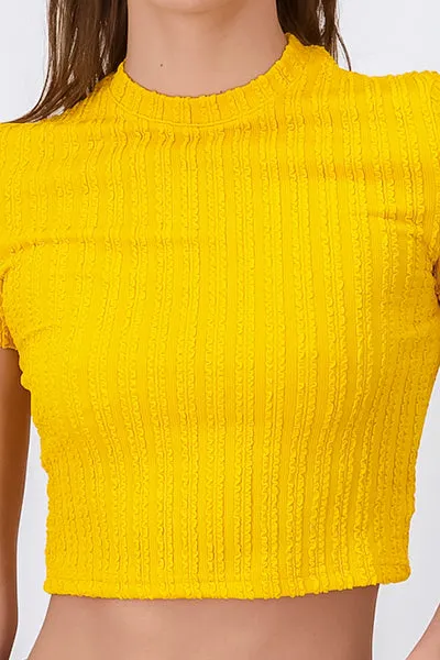 Top textura manga corta sold by Shasa product image thumbnail 5