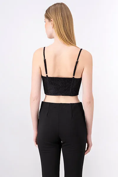 Top bustier encaje floreado sold by Shasa product image thumbnail 4