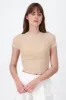 Top mesh brillos manga corta sold by Shasa