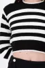 Sueter crop detalle rayas sold by Shasa