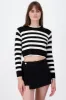 Sueter crop detalle rayas sold by Shasa