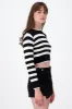 Sueter crop detalle rayas sold by Shasa