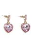 Aretes Largos Doble Corazón sold by Shasa