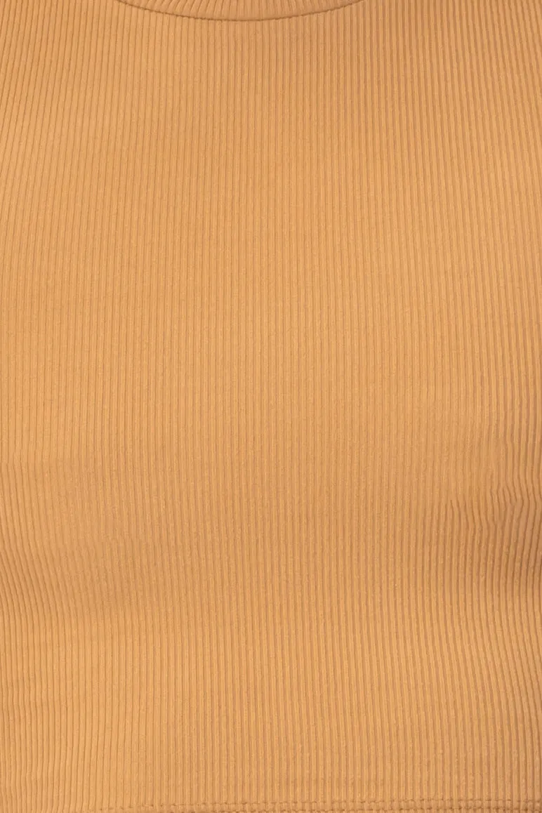 Top crop acanalado manga corta sold by Shasa product image thumbnail 5