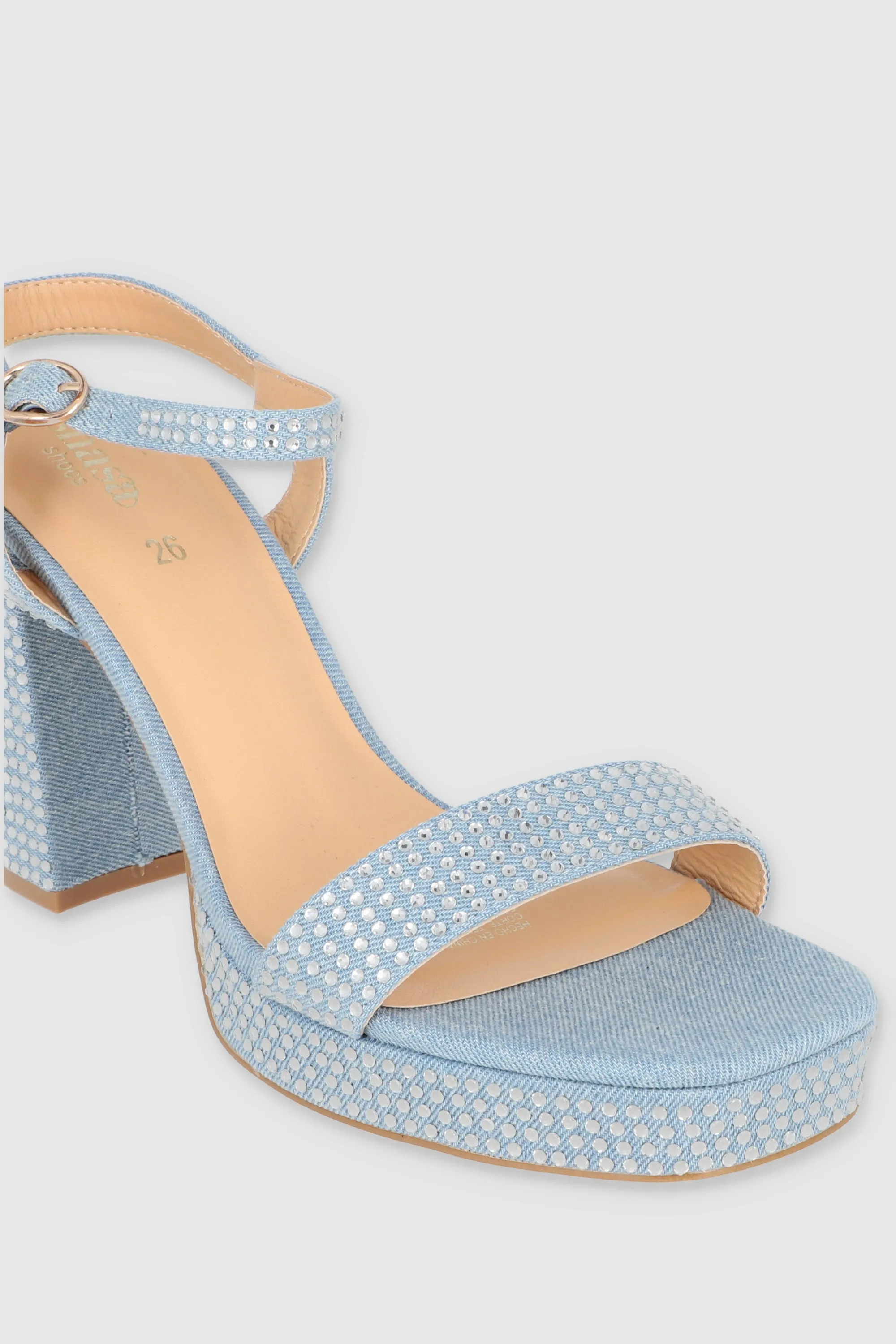 Tacon pulsera denim brillos sold by Shasa product image thumbnail 3