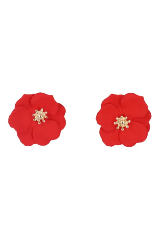 Aretes Studs Flores sold by Shasa