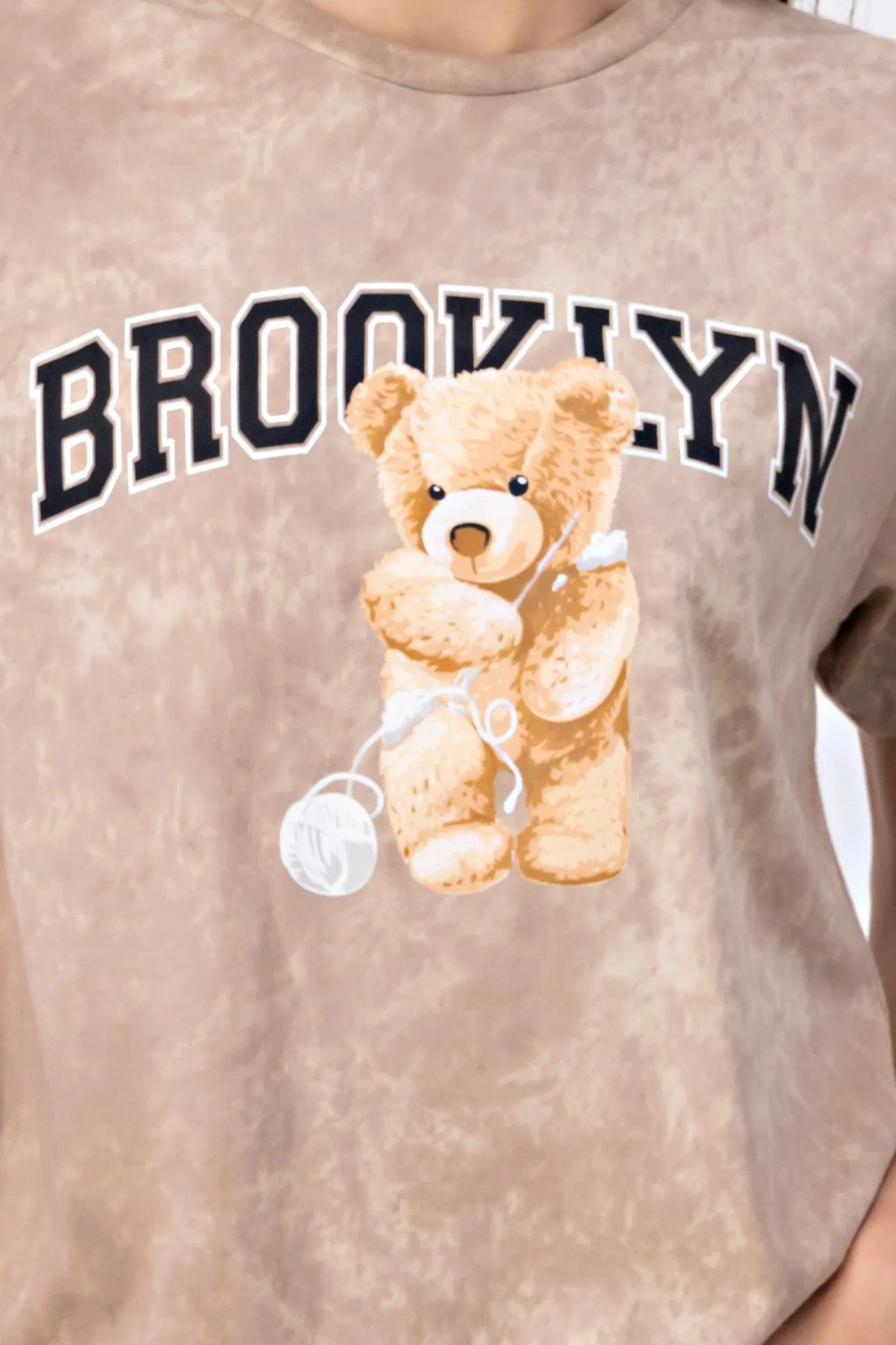 Playera acid wash osito Brooklyn sold by Shasa product image thumbnail 5