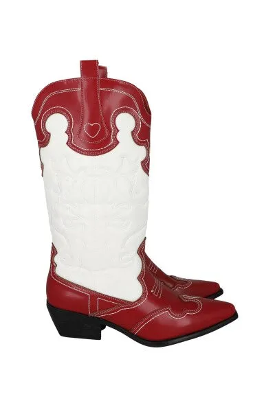 Botas vaqueras bicolor costuras sold by Shasa