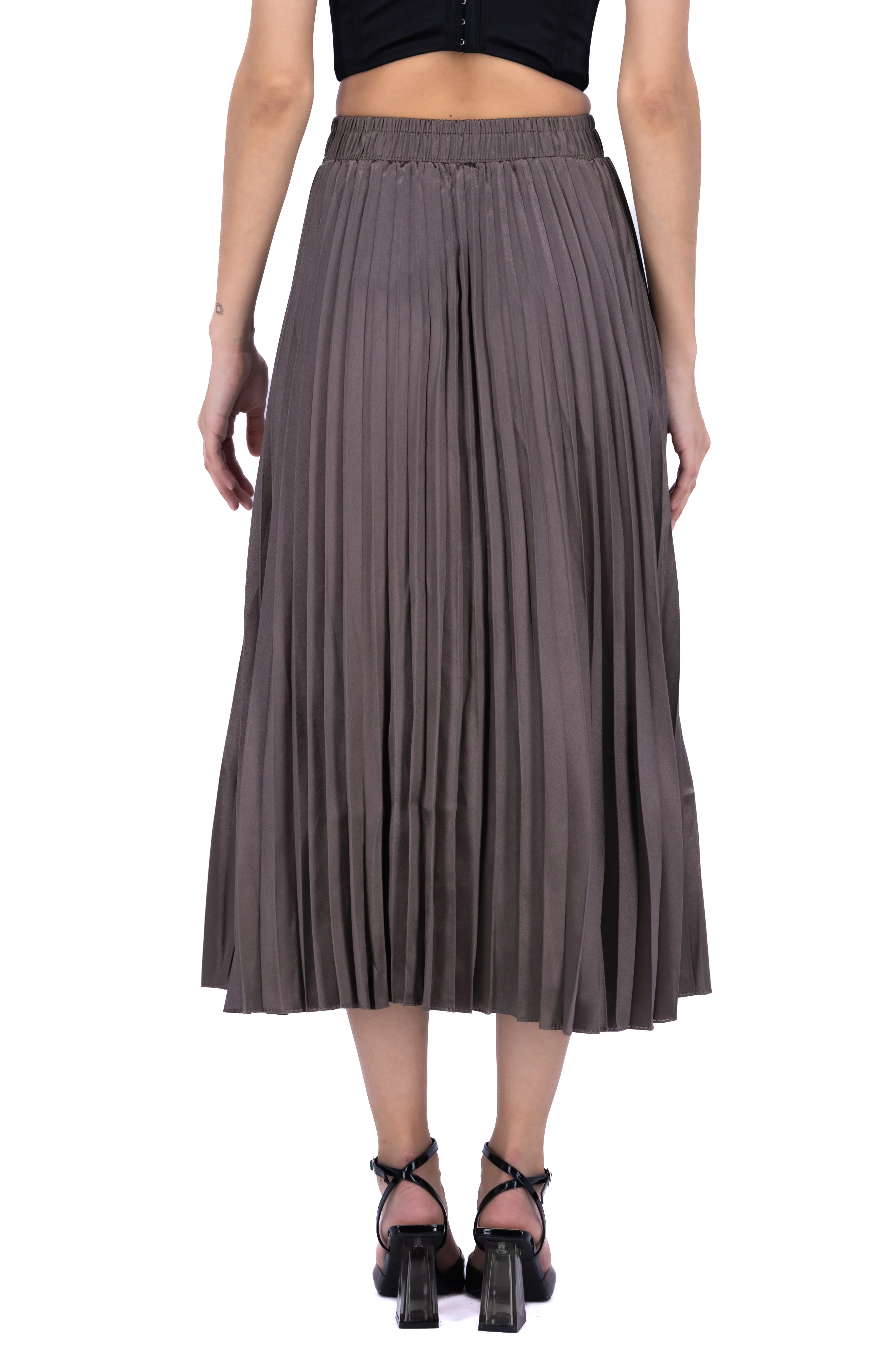 Falda Midi Tableada Lisa sold by Shasa product image thumbnail 3