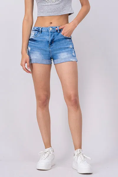 Short denim destrucciones sold by Shasa