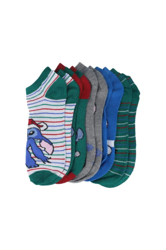 Set 5 pares tines Stitch navideño sold by Shasa