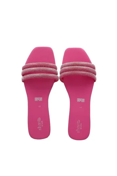 Sandalia Pala Tres Tiras Brillos sold by Shasa