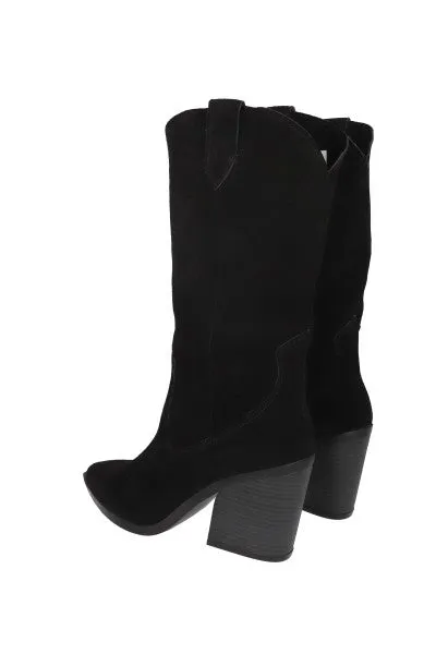 Botas vaqueras piel suede lisas sold by Shasa product image thumbnail 3