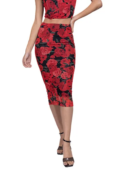 Falda Midi Flores sold by Shasa product image thumbnail 2