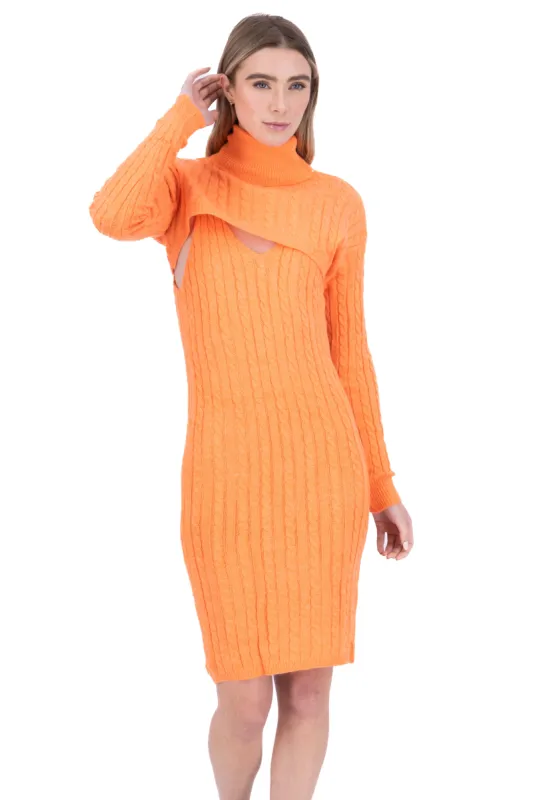 Vestido Midi Tejido Mangas sold by Shasa