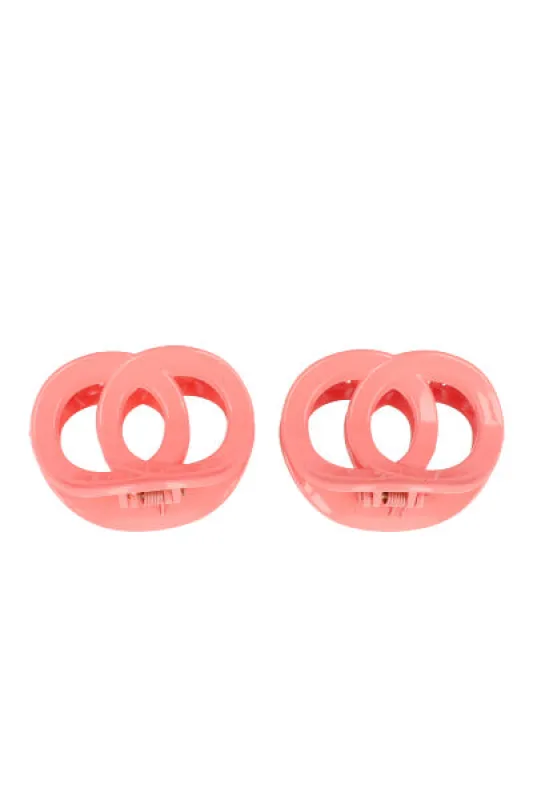 Set 2 Pinzas Doble Círculo sold by Shasa