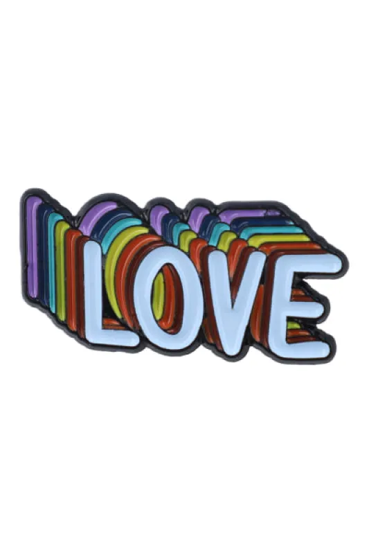 Pin love multicolor sold by Shasa