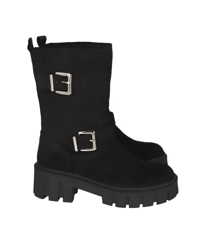 Botas biker hebilla doble sold by Shasa