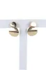 Aretes largos doble circulo sold by Shasa