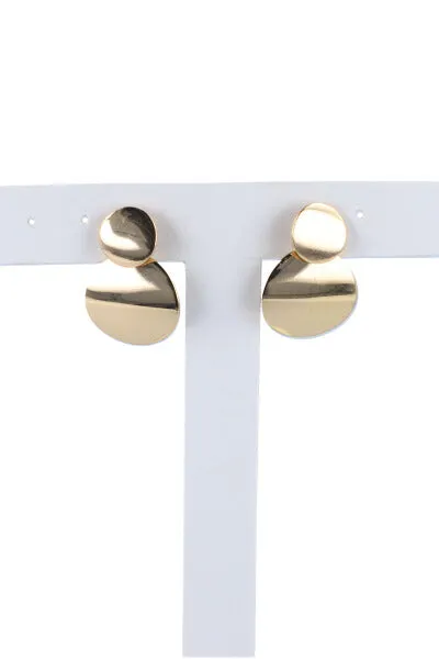 Aretes largos doble circulo sold by Shasa