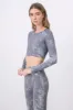 Top seamless manga larga tie dye sold by Shasa