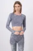 Top seamless manga larga tie dye sold by Shasa
