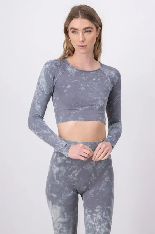 Top seamless manga larga tie dye sold by Shasa