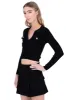 Blusa acanalada cuello polo sold by Shasa