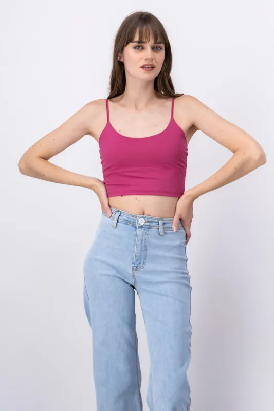 Top crop liso tirantes ajustables sold by Shasa