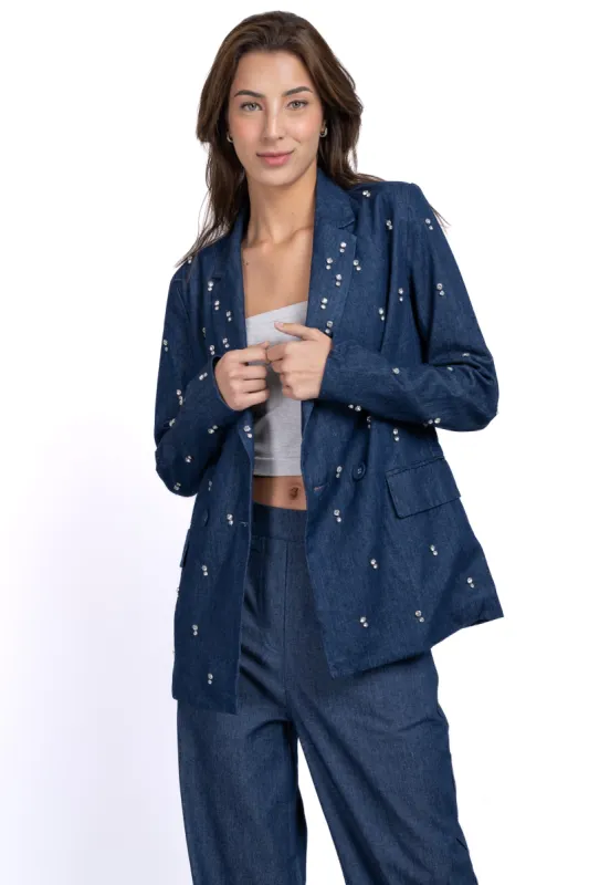 Blazer con brillos sold by Shasa