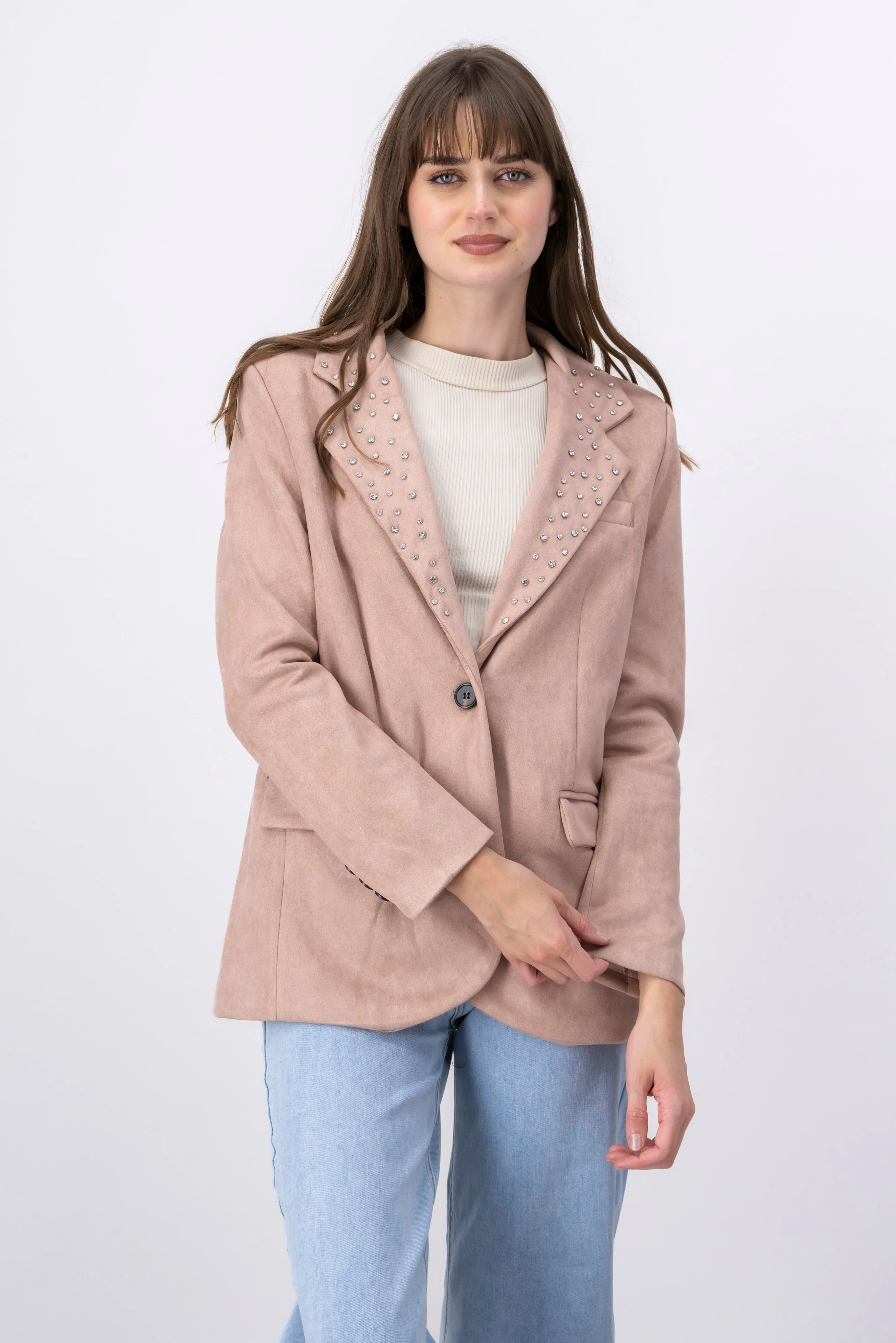 Blazer boton detalle brillos solapa sold by Shasa product image thumbnail 2