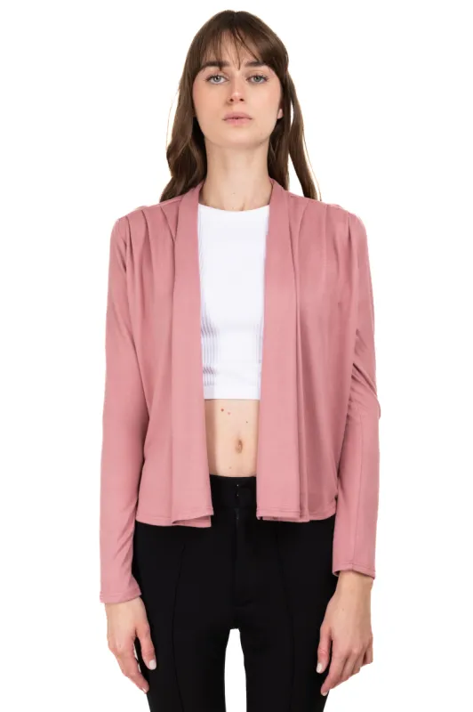 Cárdigan liso pinzas hombros sold by Shasa