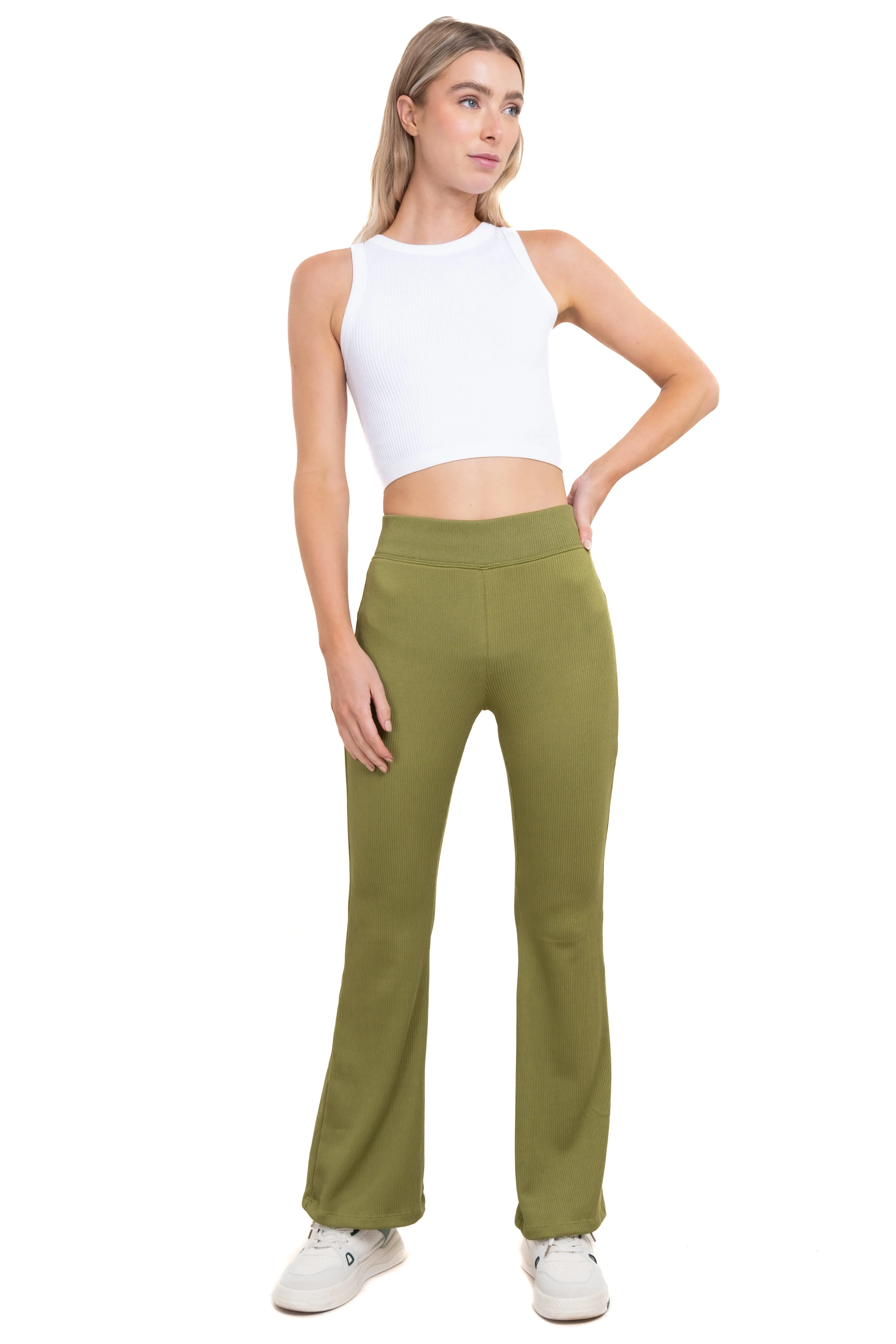 Pantalón flared acanalado sold by Shasa product image thumbnail 2