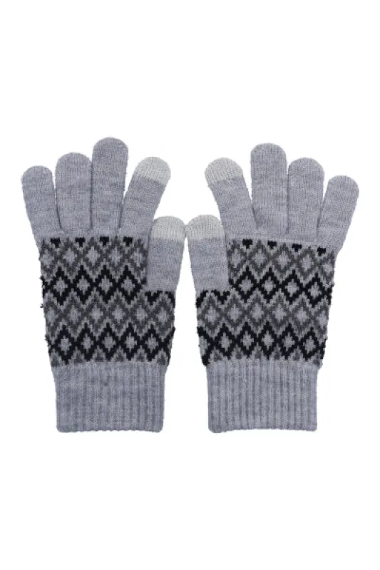 Guantes tejido rombos sold by Shasa