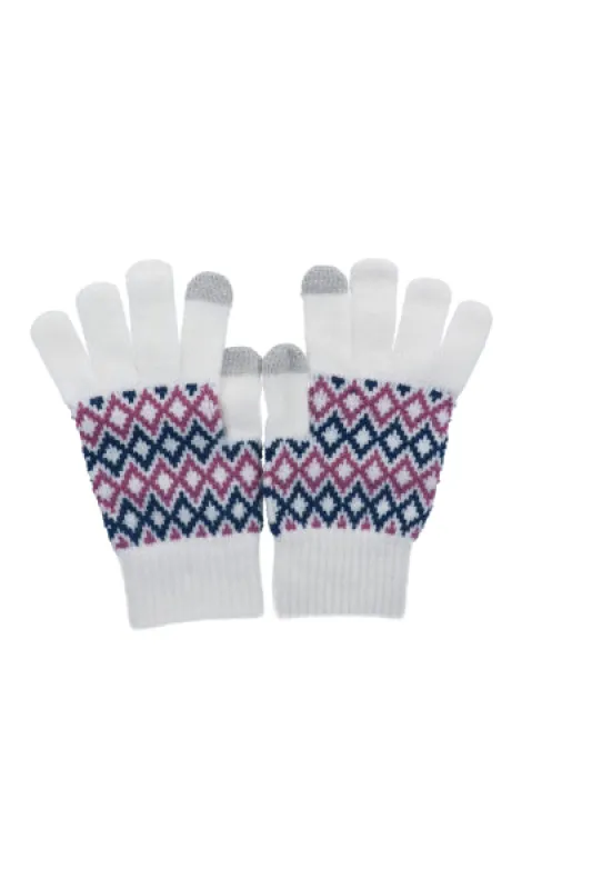 Guantes tejido rombos sold by Shasa