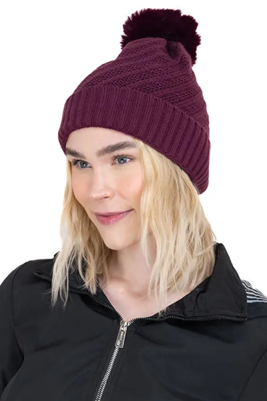 Gorro tejido espiral acanalado sold by Shasa