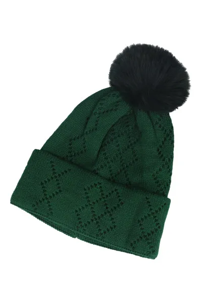 Gorro tejido rombos sold by Shasa product image thumbnail 3