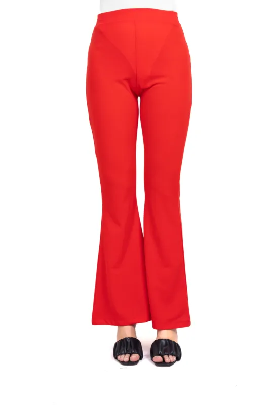 Pantalón cintura alta flared sold by Shasa