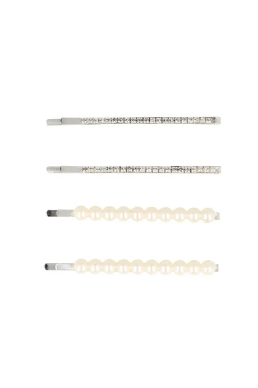 Set 4 piezas pasador brillos sold by Shasa