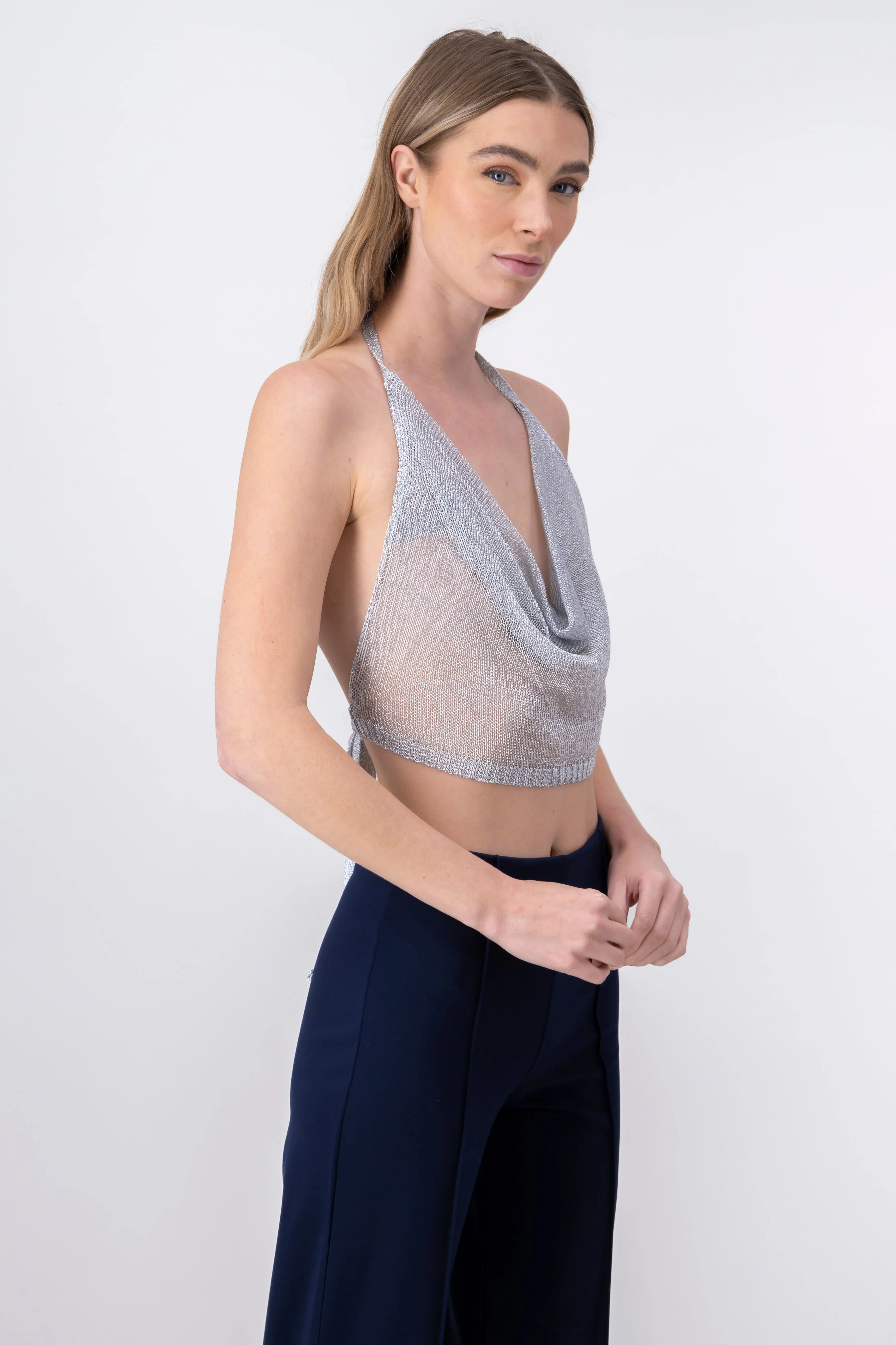 Top halter tejido brillos sold by Shasa product image thumbnail 3