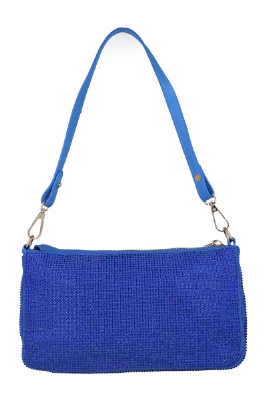 Bolsa baguette full brillos sold by Shasa