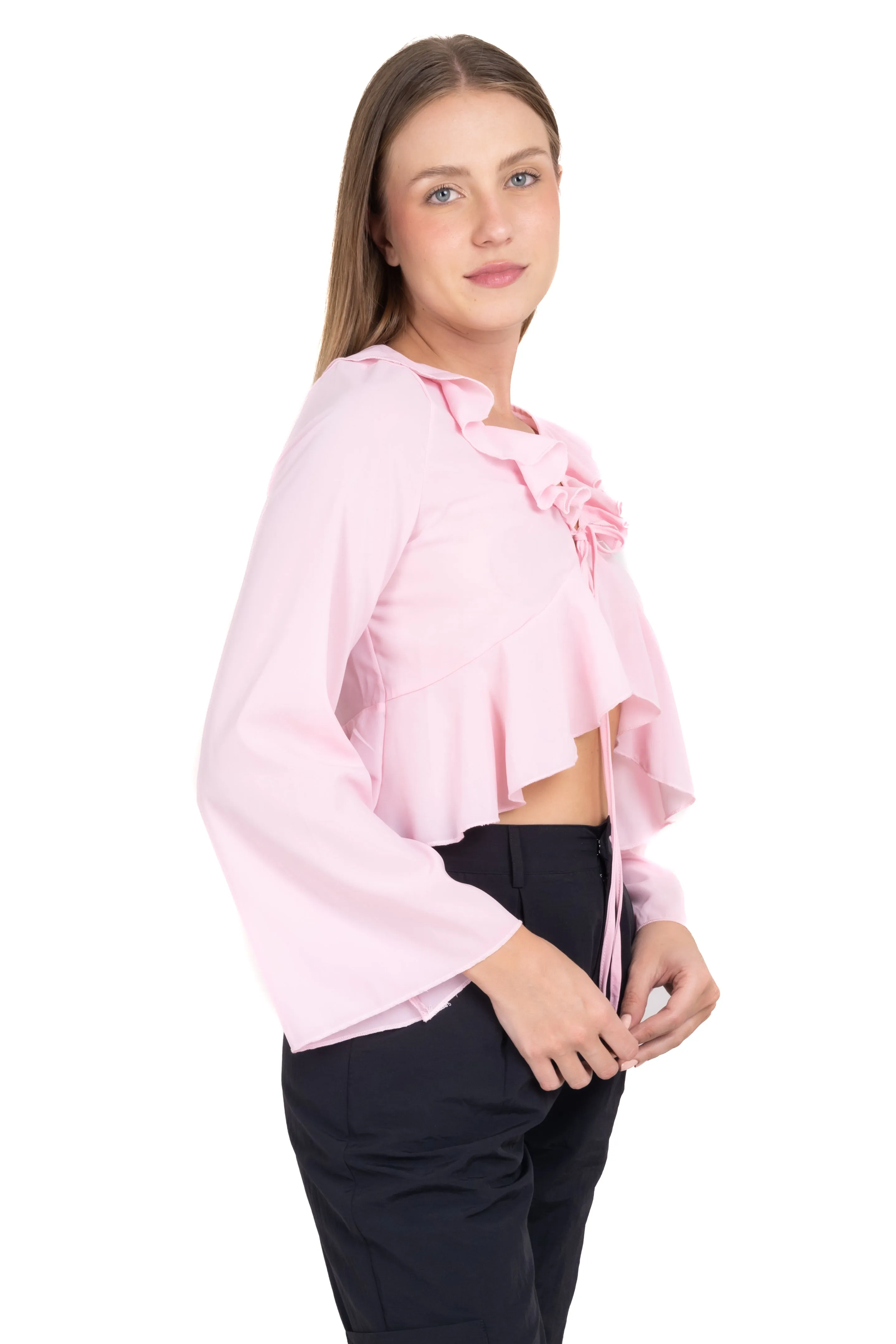 Blusa abierta olán cintas sold by Shasa product image thumbnail 3