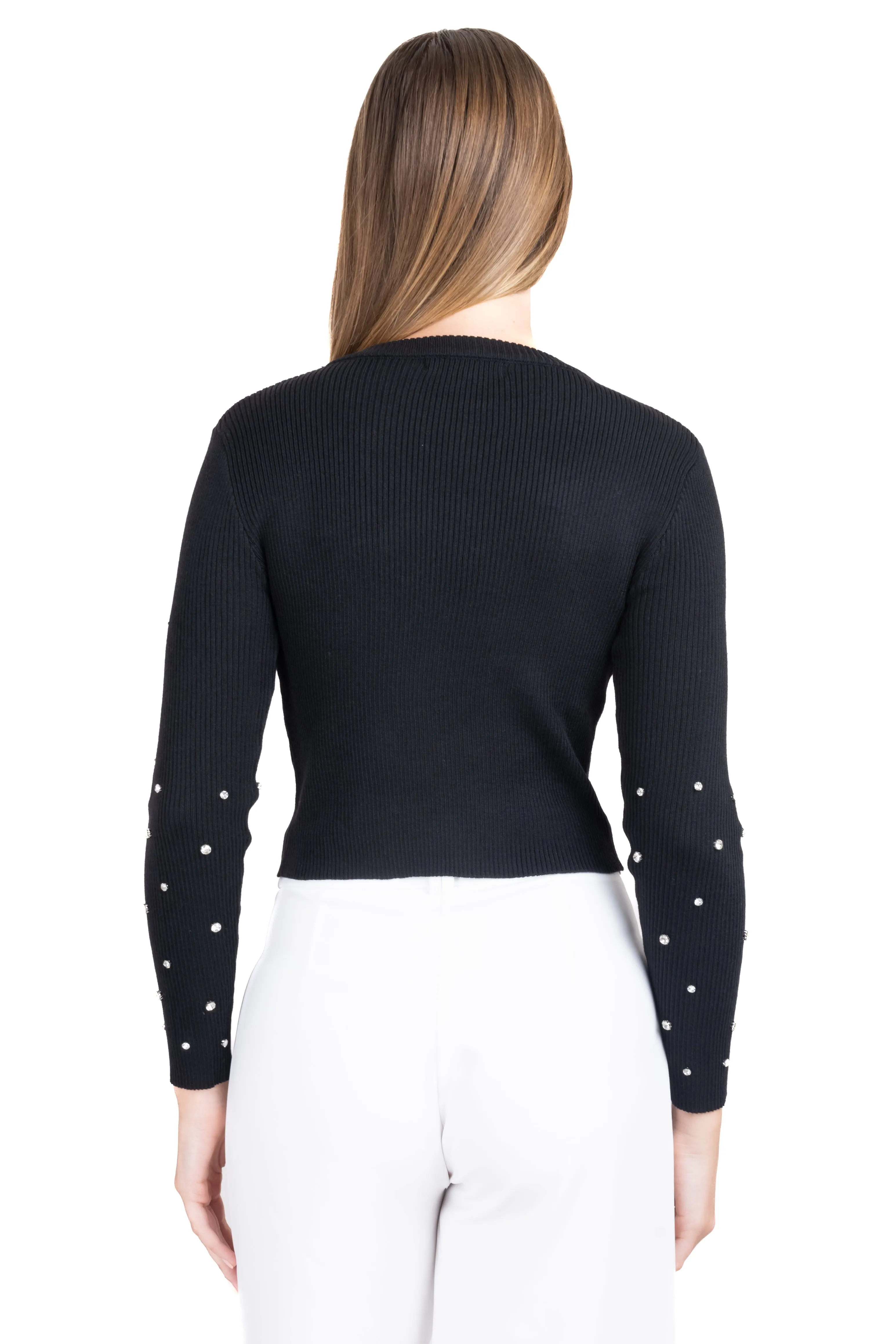 Suéter acanalado mangas brillos sold by Shasa product image thumbnail 4