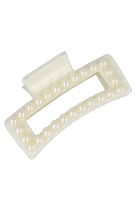Pinza rectangular perlas sold by Shasa