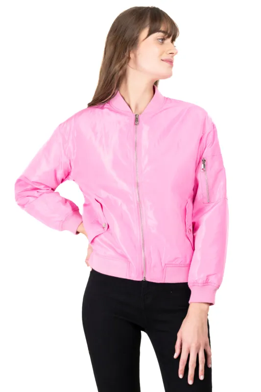 Chamarra bomber bolsos solapa sold by Shasa