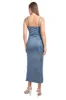 Vestido maxi tornasol abertura sold by Shasa