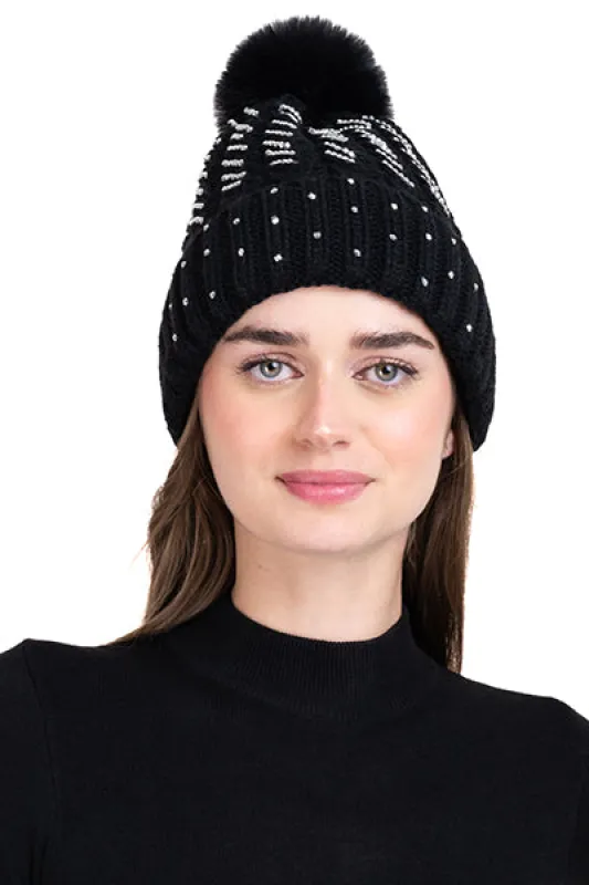 Gorro tejido trenzado sold by Shasa