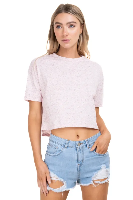 Playera crop amplia manga corta sold by Shasa