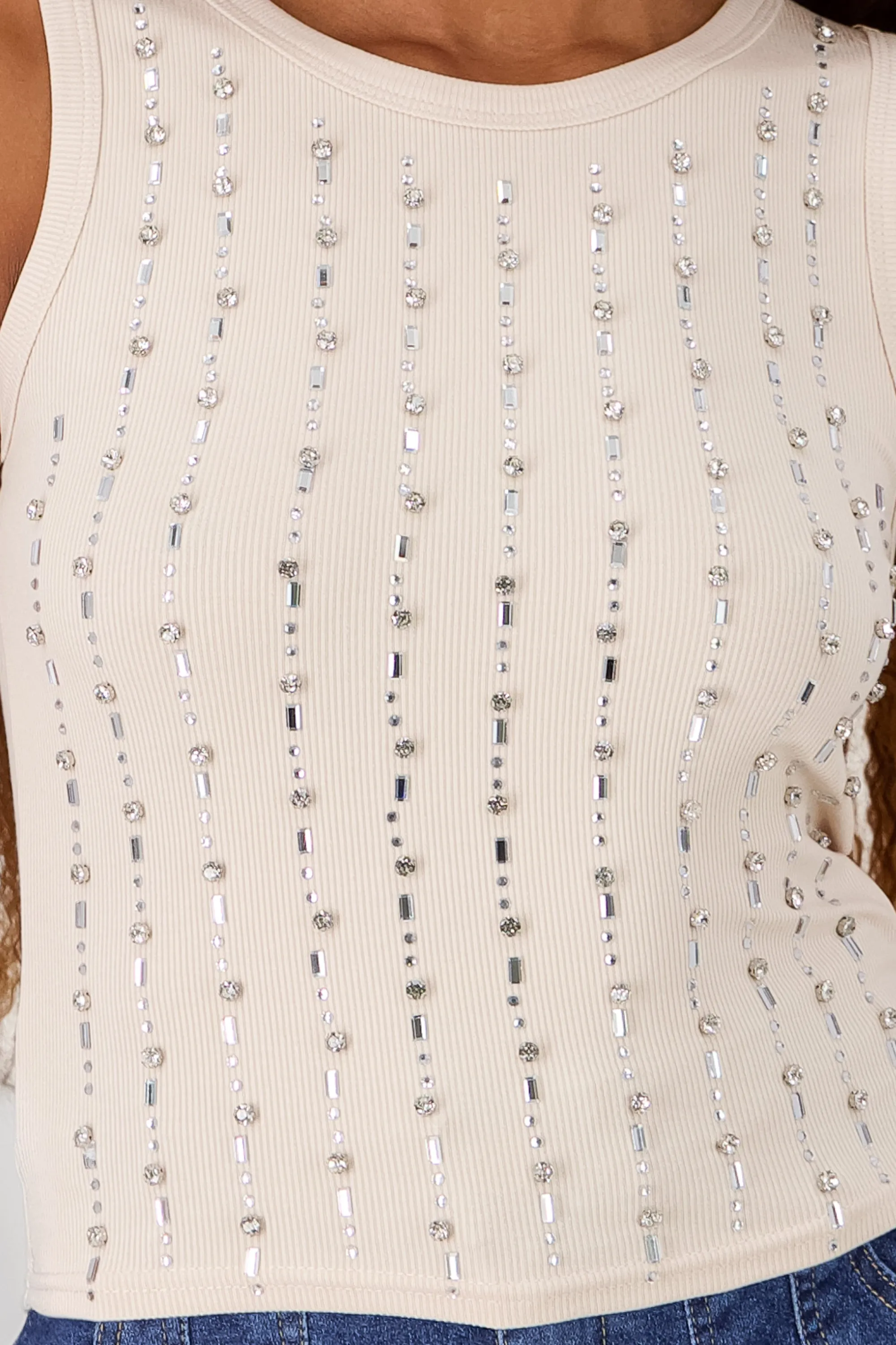 Top sin mangas detalle brillos sold by Shasa product image thumbnail 5