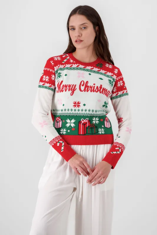 Sueter navideño merry sold by Shasa